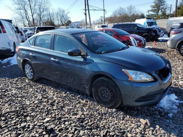 1N4AB7AP7DN908382 - 2013 NISSAN SENTRA S GRAY photo 4