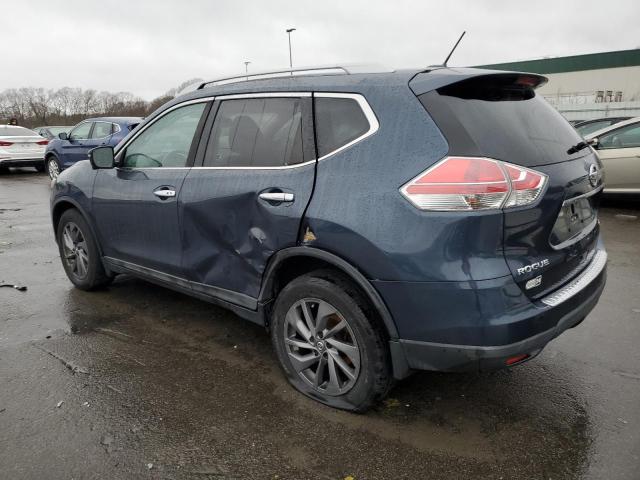 5N1AT2MV4GC807011 - 2016 NISSAN ROGUE S BLUE photo 2