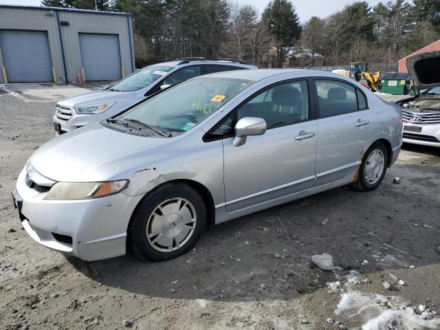 JHMFA36259S003591 - 2009 HONDA CIVIC HYBRID SILVER photo 1