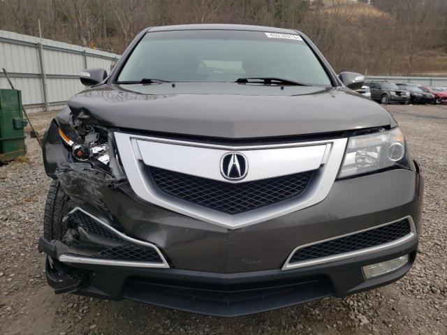 2HNYD2H38CH520264 - 2012 ACURA MDX TECHNOLOGY GRAY photo 5