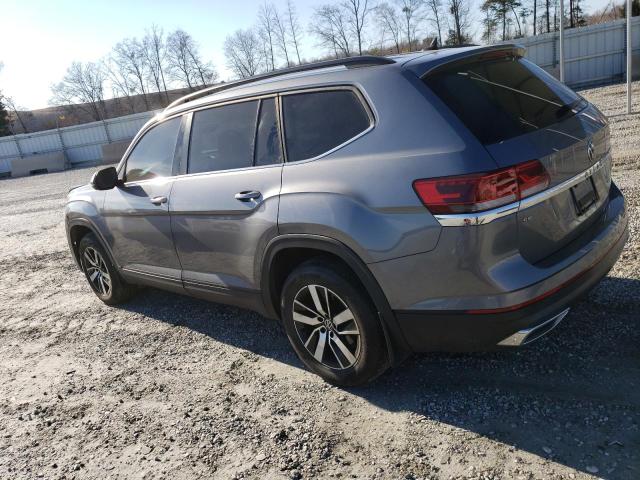 1V2LP2CA7MC562800 - 2021 VOLKSWAGEN ATLAS SE GRAY photo 2