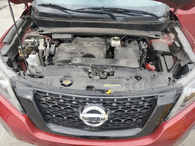 5N1DR2MN8KC647798 - 2019 NISSAN PATHFINDER S RED photo 12