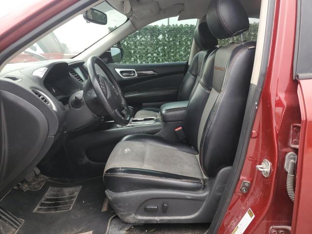 5N1DR2MN8KC647798 - 2019 NISSAN PATHFINDER S RED photo 7