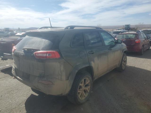 1C4PJMBS2GW133870 - 2016 JEEP CHEROKEE TRAILHAWK GREEN photo 3