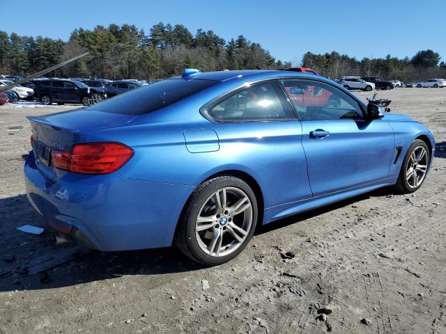 WBA3R5C5XFK372592 - 2015 BMW 435 XI BLUE photo 3