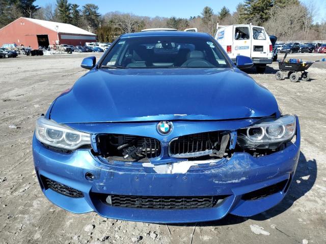 WBA3R5C5XFK372592 - 2015 BMW 435 XI BLUE photo 5