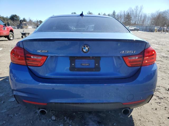 WBA3R5C5XFK372592 - 2015 BMW 435 XI BLUE photo 6