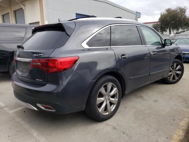 5FRYD4H83EB034157 - 2014 ACURA MDX ADVANCE CHARCOAL photo 3