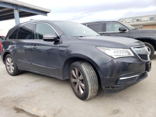 5FRYD4H83EB034157 - 2014 ACURA MDX ADVANCE CHARCOAL photo 4