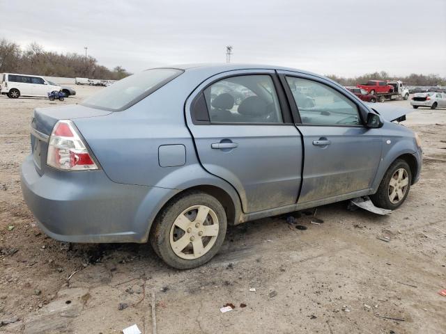 KL1TD56627B130300 - 2007 CHEVROLET AVEO BASE Gümüş foto 3