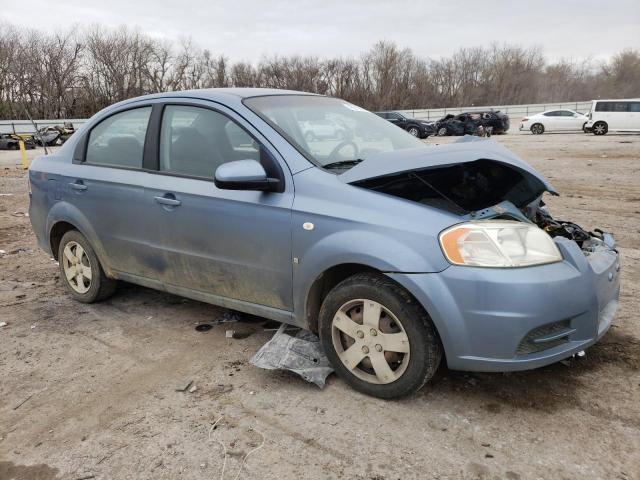 KL1TD56627B130300 - 2007 CHEVROLET AVEO BASE Gümüş foto 4