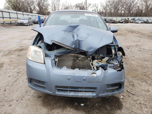 KL1TD56627B130300 - 2007 CHEVROLET AVEO BASE Gümüş foto 5