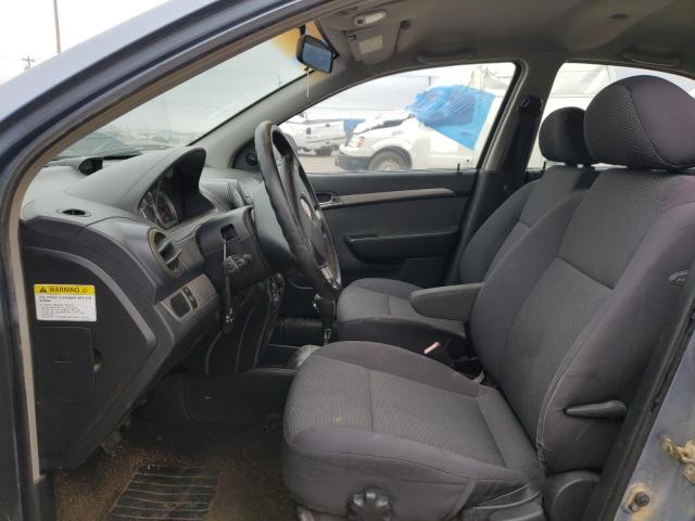 KL1TD56627B130300 - 2007 CHEVROLET AVEO BASE Gümüş foto 7