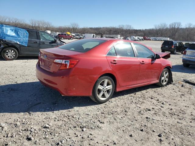 4T1BF1FK9EU872291 - 2014 TOYOTA CAMRY L RED photo 3