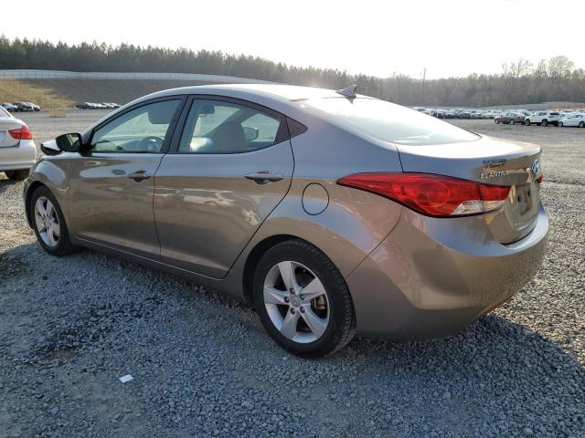 5NPDH4AE0DH358252 - 2013 HYUNDAI ELANTRA GLS TAN photo 2