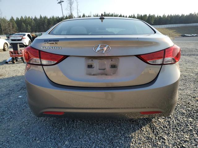 5NPDH4AE0DH358252 - 2013 HYUNDAI ELANTRA GLS TAN photo 6