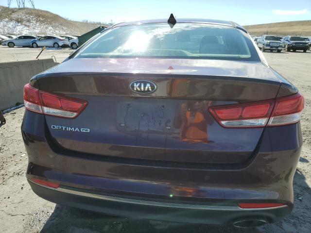 5XXGT4L33GG084763 - 2016 KIA OPTIMA LX BURGUNDY photo 6