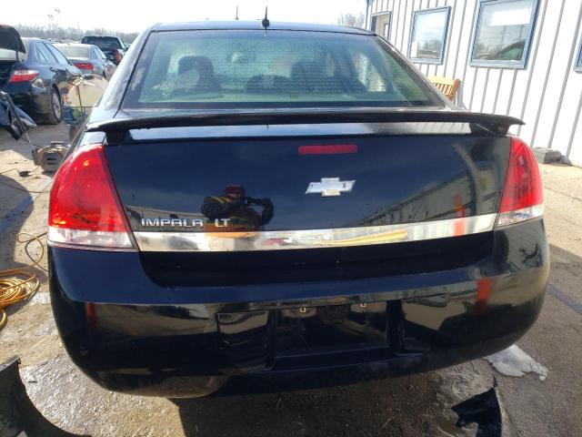 2G1WT58N181367710 - 2008 CHEVROLET IMPALA LT BLACK photo 6