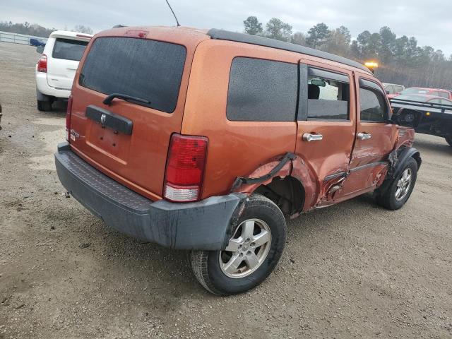 1D8GU28K07W560016 - 2007 DODGE NITRO SXT ORANGE photo 3