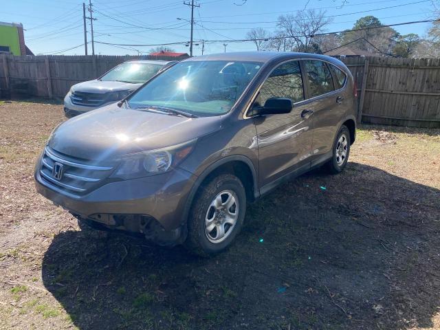 2HKRM4H33EH708240 - 2014 HONDA CR-V LX BROWN photo 2