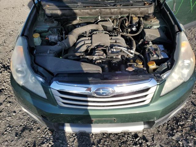 4S4BRDKC9A2328855 - 2010 SUBARU OUTBACK 3.6R LIMITED GREEN photo 11