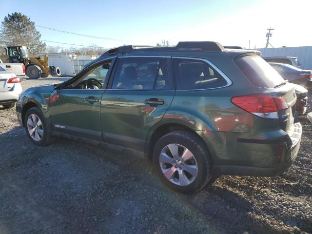 4S4BRDKC9A2328855 - 2010 SUBARU OUTBACK 3.6R LIMITED GREEN photo 2