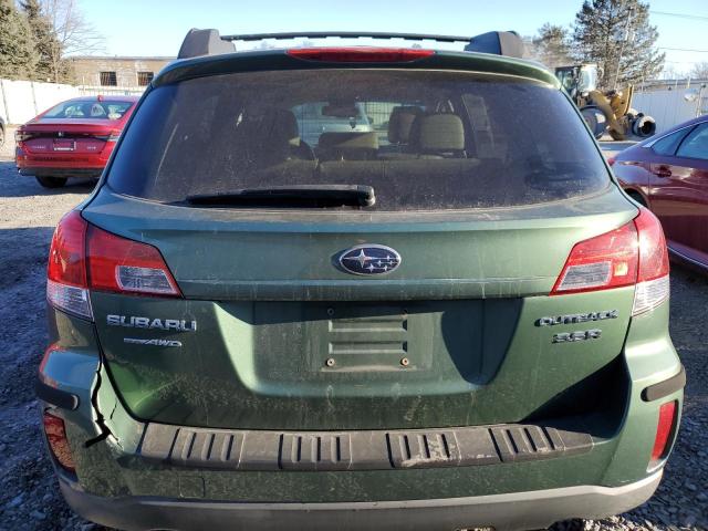 4S4BRDKC9A2328855 - 2010 SUBARU OUTBACK 3.6R LIMITED GREEN photo 6