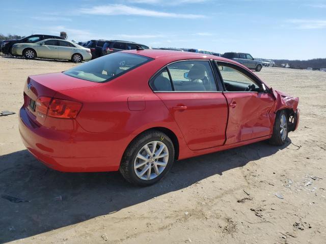 3VWDX7AJ0BM061102 - 2011 VOLKSWAGEN JETTA SE RED photo 3