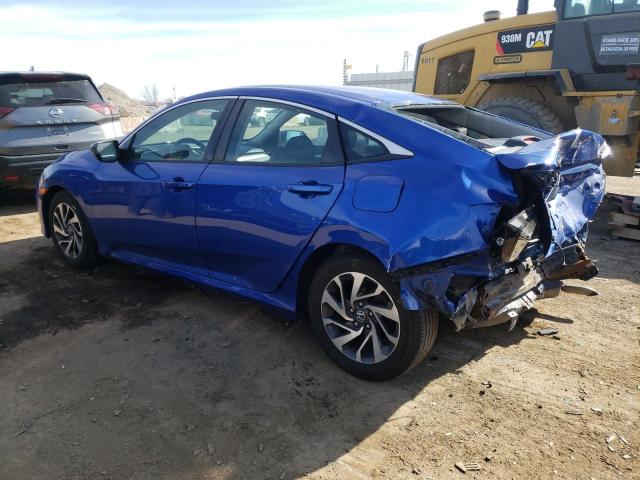 19XFC2F74GE210264 - 2016 HONDA CIVIC EX BLUE photo 2