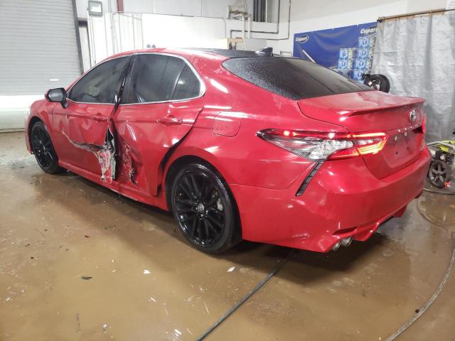 4T1K61AK5PU100445 - 2023 TOYOTA CAMRY XSE RED photo 2