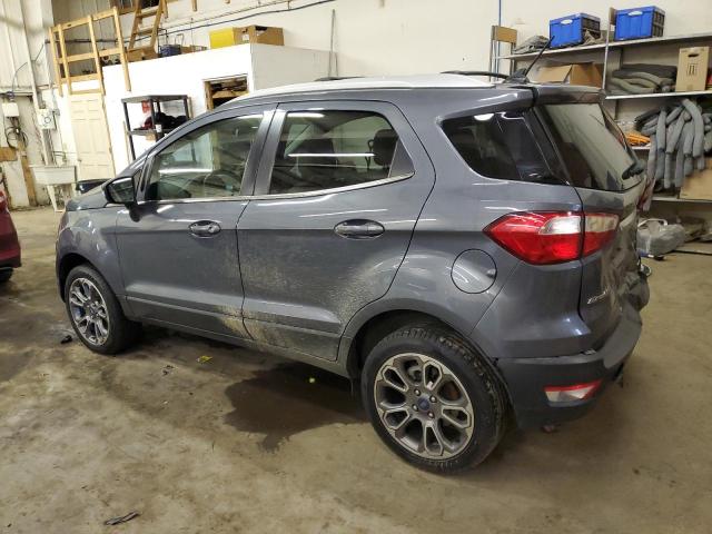 MAJ6P1WL7JC196490 - 2018 FORD ECOSPORT TITANIUM GRAY photo 2