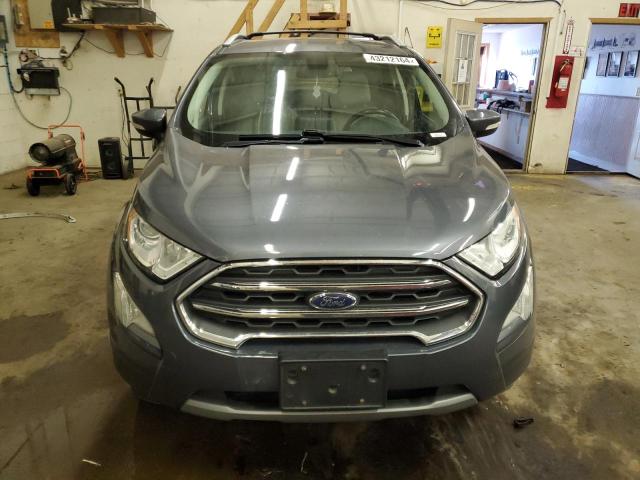 MAJ6P1WL7JC196490 - 2018 FORD ECOSPORT TITANIUM GRAY photo 5