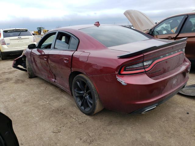 2C3CDXHG4JH186980 - 2018 DODGE CHARGER SXT PLUS BURGUNDY photo 2