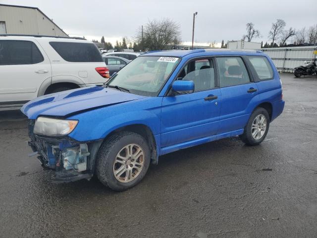 JF1SG66648H711867 - 2008 SUBARU FORESTER SPORTS 2.5X BLUE photo 1