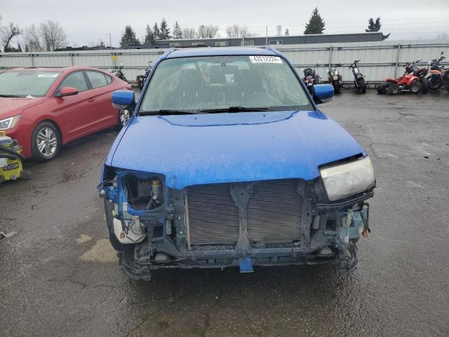 JF1SG66648H711867 - 2008 SUBARU FORESTER SPORTS 2.5X ლურჯი ფოტო 5