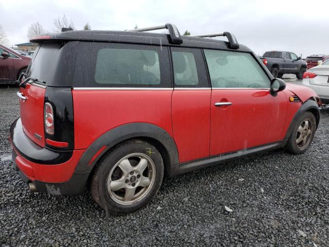 WMWZF3C58BTY00963 - 2011 MINI COOPER CLUBMAN RED photo 3