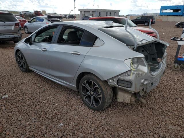 1G1BE5SM4K7140885 - 2019 CHEVROLET CRUZE LT SILVER photo 2