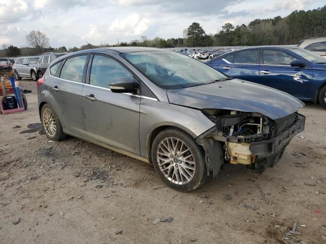 1FADP3N22EL115123 - 2014 FORD FOCUS TITANIUM SILVER photo 4