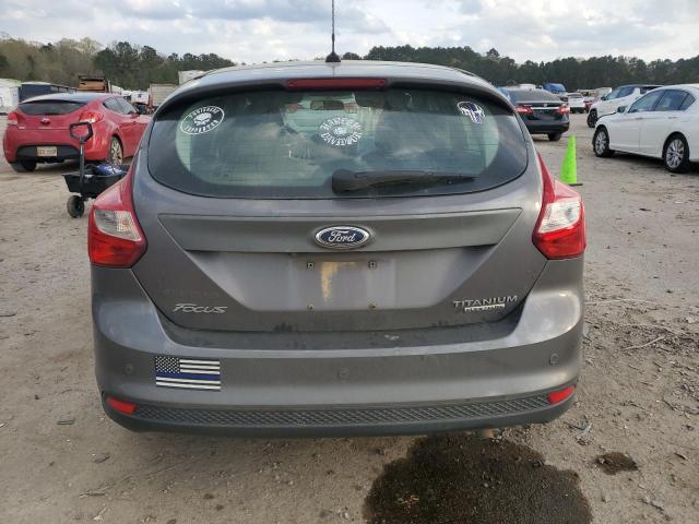 1FADP3N22EL115123 - 2014 FORD FOCUS TITANIUM SILVER photo 6