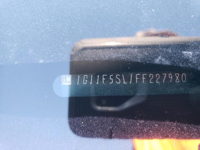 1G11F5SL1FF227980 - 2015 CHEVROLET MALIBU LTZ ბურგუნდია ფოტო 12