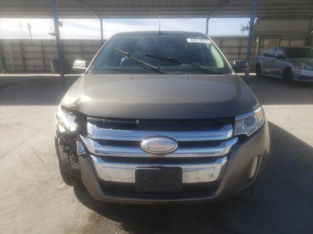 2FMDK3J95CBA70568 - 2012 FORD EDGE SEL GRAY photo 5