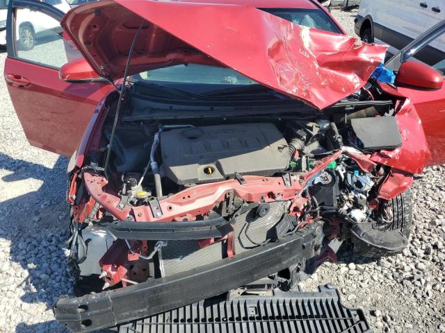 2T1BURHE1EC146065 - 2014 TOYOTA COROLLA L RED photo 11