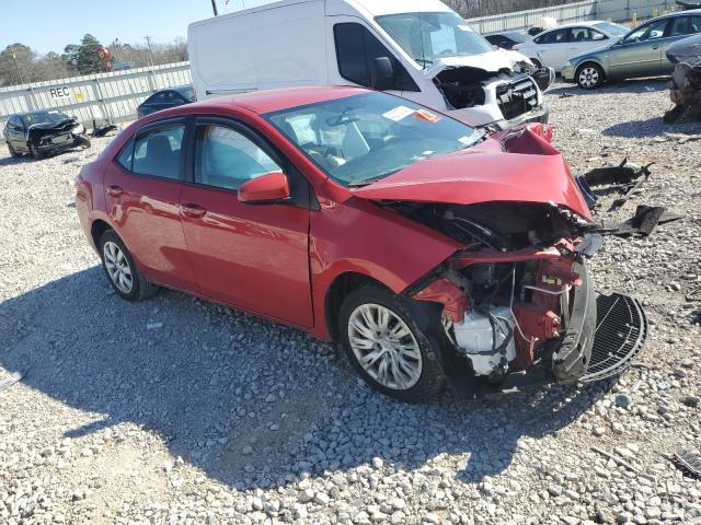 2T1BURHE1EC146065 - 2014 TOYOTA COROLLA L RED photo 4