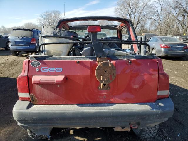 2CNBJ1866T6902213 - 1996 GEO TRACKER RED photo 6