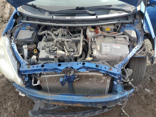 JTDKDTB31C1519904 - 2012 TOYOTA PRIUS C BLUE photo 11