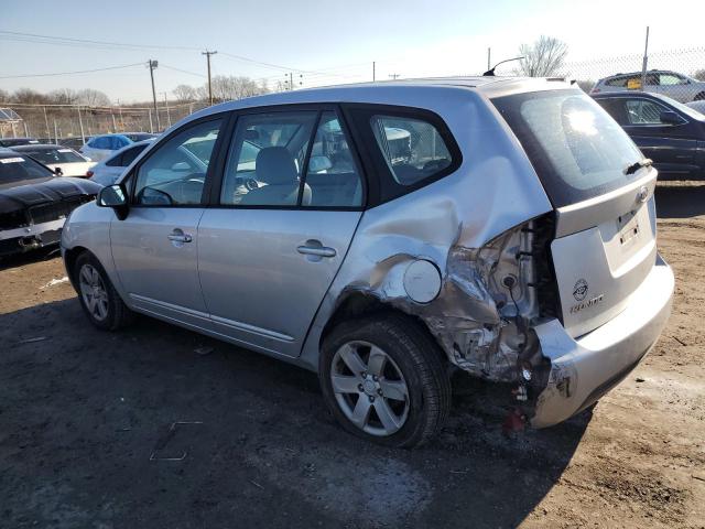 KNAFG525777077796 - 2007 KIA RONDO BASE SILVER photo 2