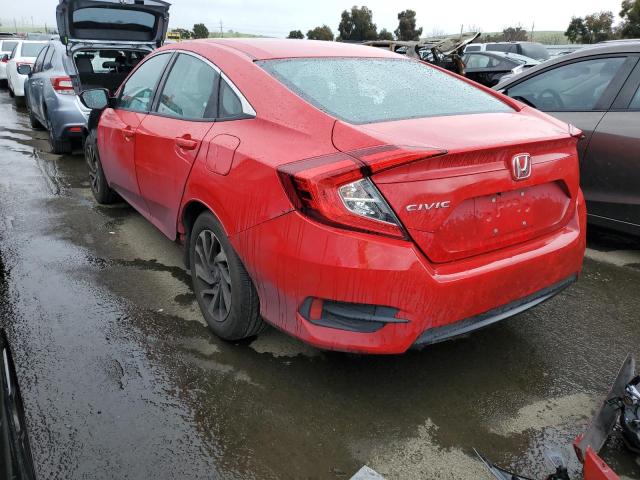 2HGFC2F73GH518502 - 2016 HONDA CIVIC EX RED photo 2