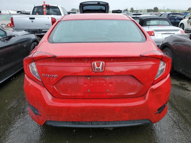 2HGFC2F73GH518502 - 2016 HONDA CIVIC EX RED photo 6