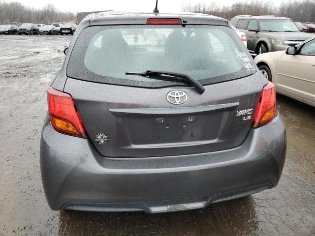 VNKJTUD32FA053008 - 2015 TOYOTA YARIS GRAY photo 6