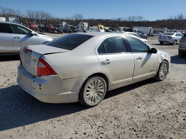 3FADP0L30AR168263 - 2010 FORD FUSION HYBRID WHITE photo 3